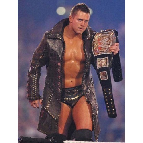 The Miz WWE Studded Leather Coat